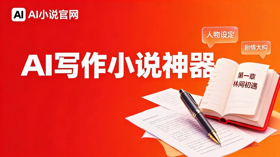 AI写作小说神器 - 免费在线小说生成器创作界面