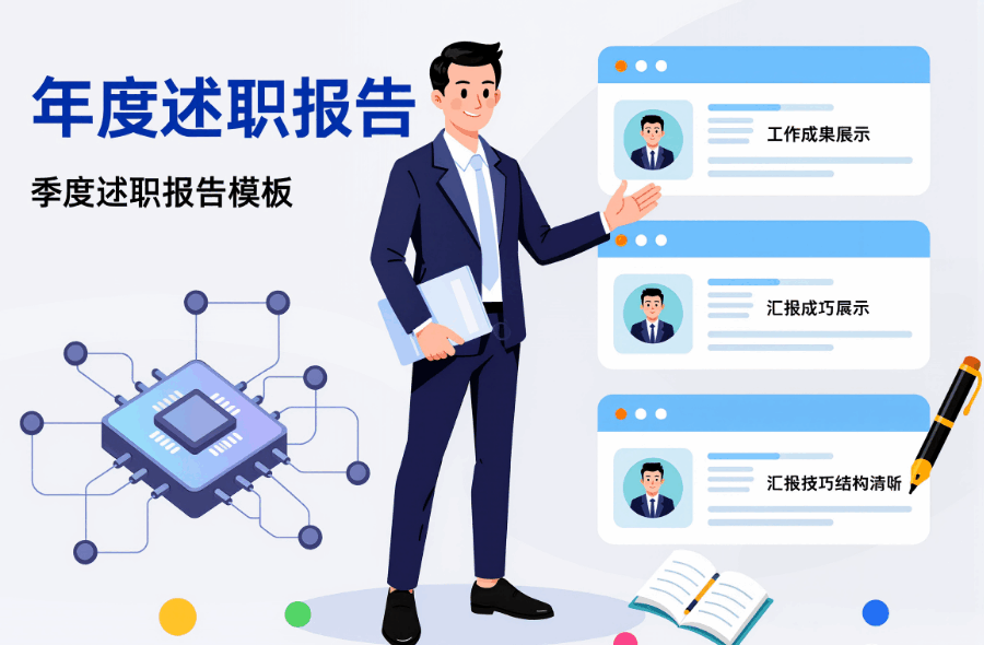 述职报告怎么写范文 - AI职场汇报助手